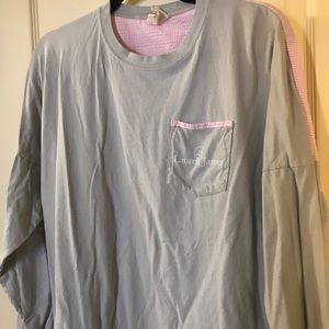 Long sleeved Lauren James Beachcomber seersucker T